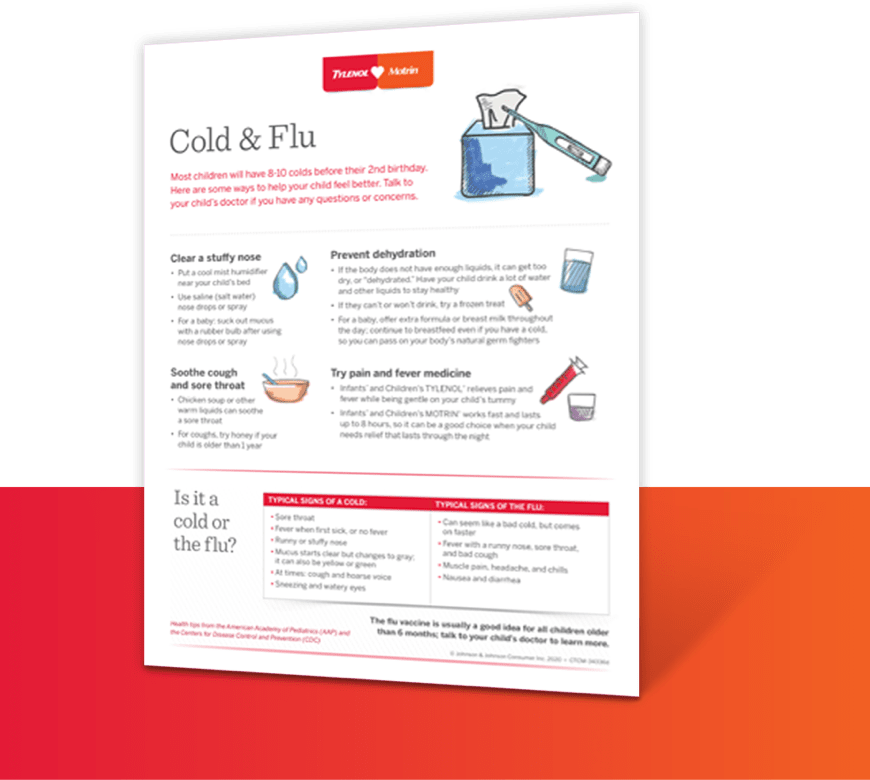 Cold & Flu | Samples for Healthcare Professionals | Kenvue Pediatrics