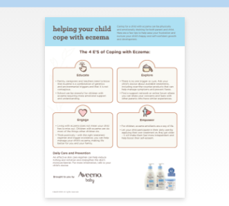 Helping your child cope with eczema